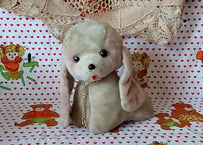 白ピンクのツートンわんこDOLL