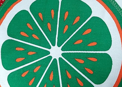 オレンジの輪切り🍊鍋敷き