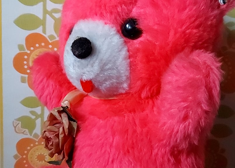 ショッキングピンクのくま🧸DOLL | あんちーくKIDAN STORE