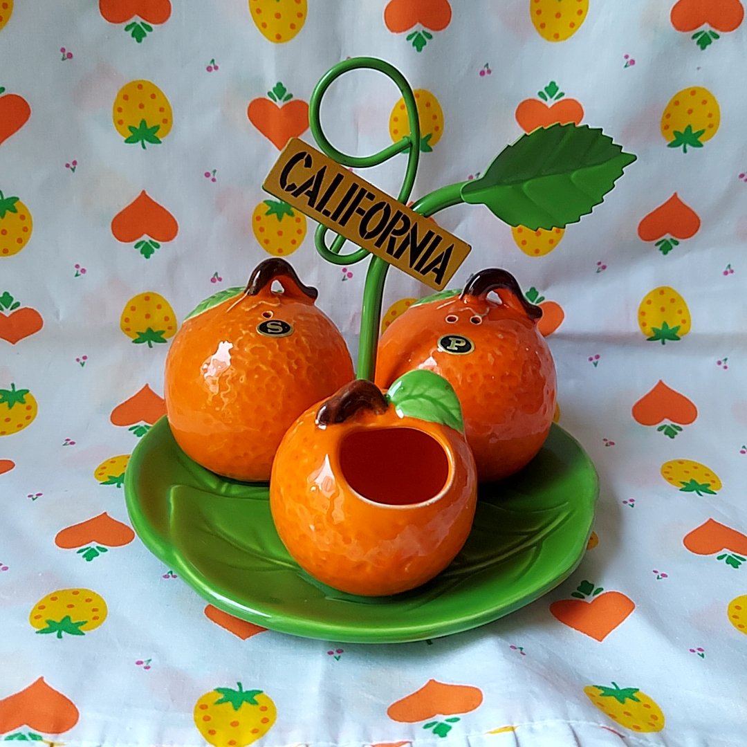 加藤工芸🍊陶器製、みかんのテーブルウェア | あんちーくKIDAN STORE