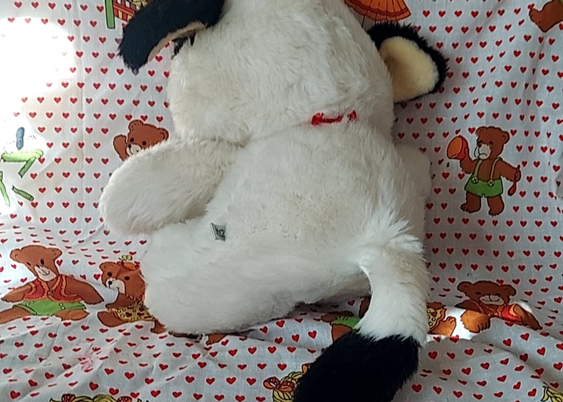 モーモー 牛 ぬいぐるみ 昭和レトロ オオイケ ♥鳴きます♥最終価格 超美品 鳴く！ 昭和レトロ オオイケ モーモー 北海道 ぬいぐるみ