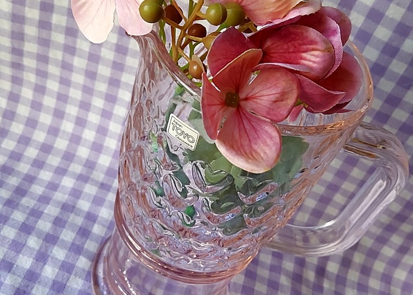 東洋硝子・ピンクハートのピッチャー | あんちーくKIDAN STORE