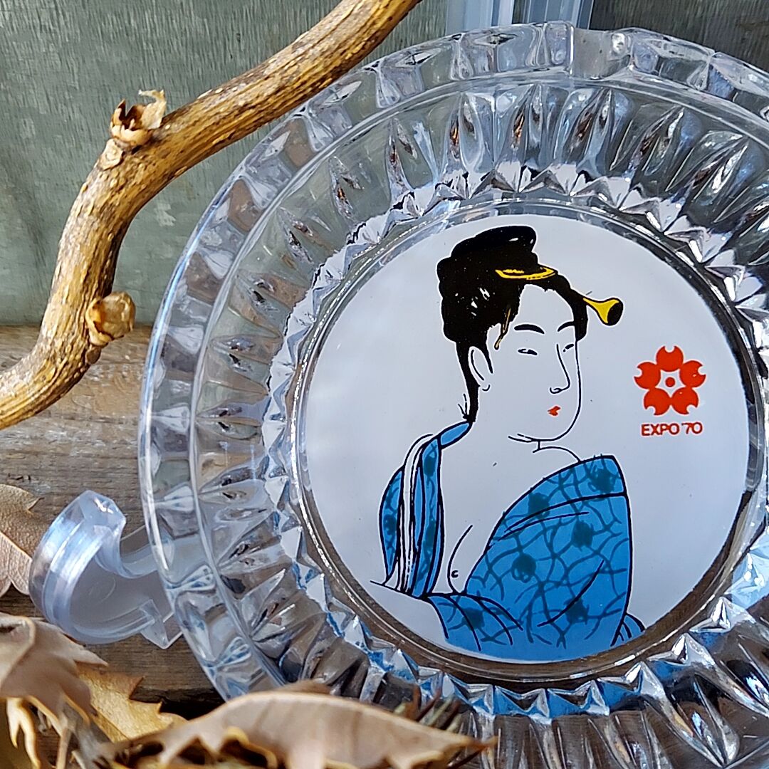 EXPO70 大阪万博 記念品 絵皿 当時物 大阪万博 1970年 EXPO70 エクスポ70 昭和レトロ 皿 記念皿