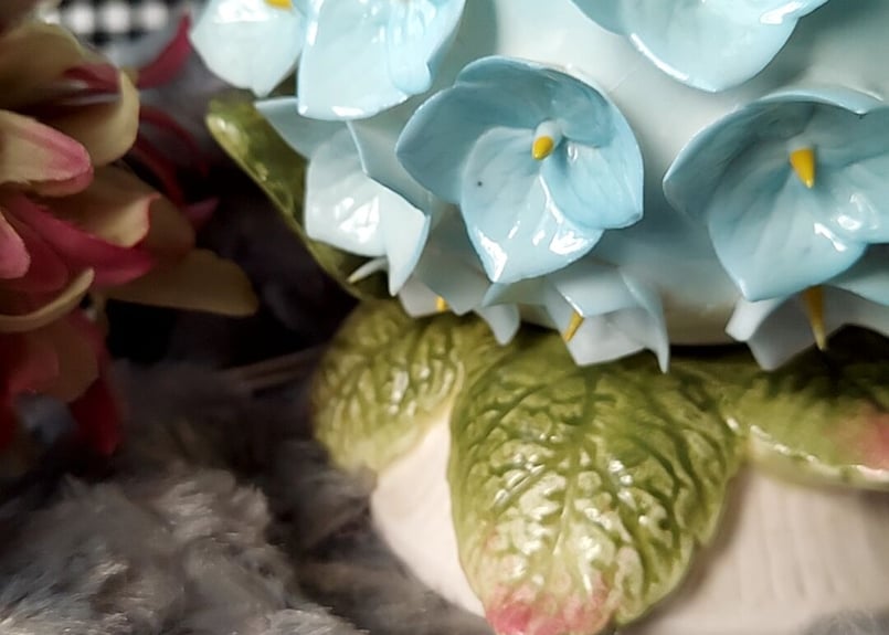 陶器の紫陽花ランプ | あんちーくKIDAN STORE