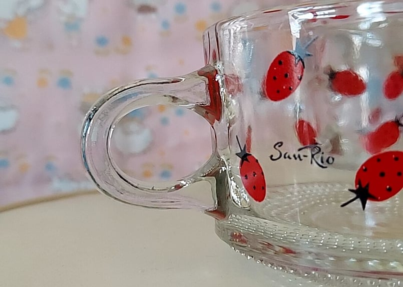 sanrio・ストロベリーファンタジア、ガラスカップ | あんちーくKIDAN STORE