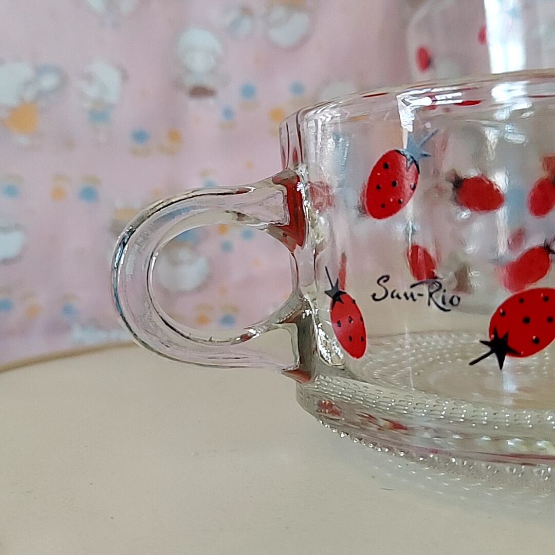 sanrio・ストロベリーファンタジア、ガラスカップ | あんちーくKIDAN STORE