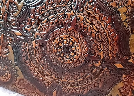 1970´s✨型押しレザーVintagebag