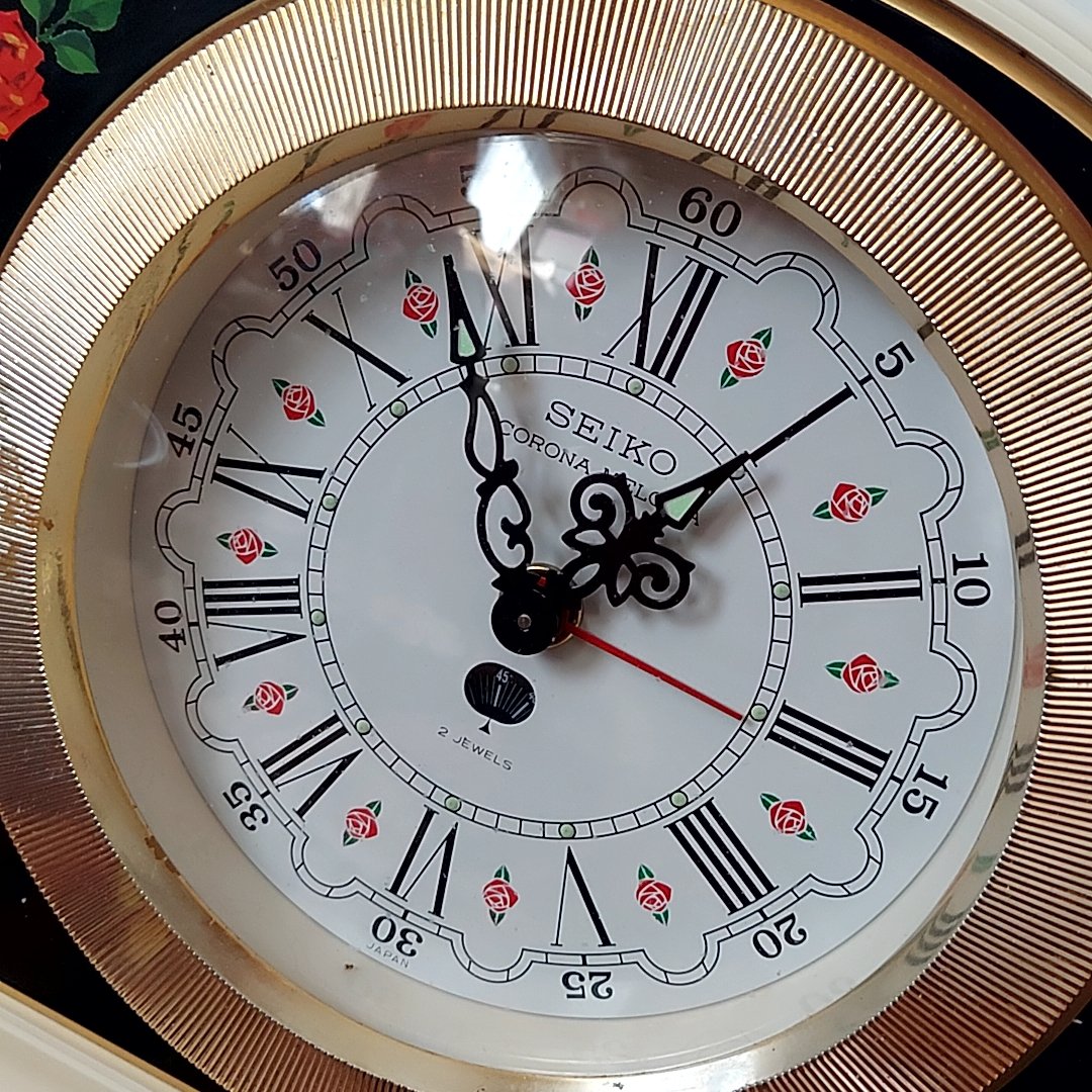 SEIKO・コロナメロディア🌹バラモダンなゼンマイ時計 | あんちー