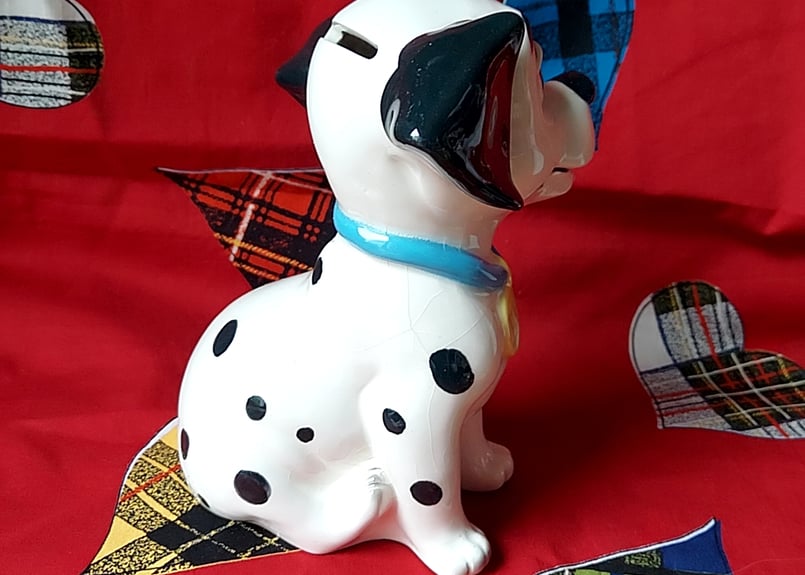 Disney・101匹わんちゃん陶器の貯金箱 | あんちーくKIDAN STORE