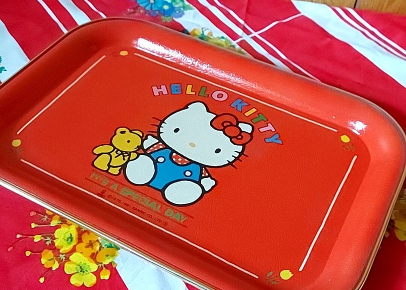 1991年・SANRIOキティちゃんのトレイ | あんちーくKIDAN STORE