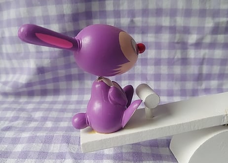 Disney漫画こけし･とん助のシーソー