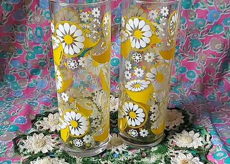 安定のレモン柄🍋ゾンビグラス