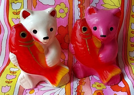 30年代✩.*˚鯛を持った熊ʕ•ᴥ•ʔ   白