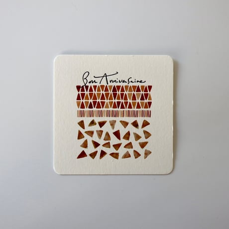 Original greeting card "Bon anniversaire"