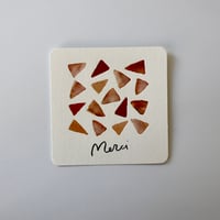 Original greeting card "Merci"