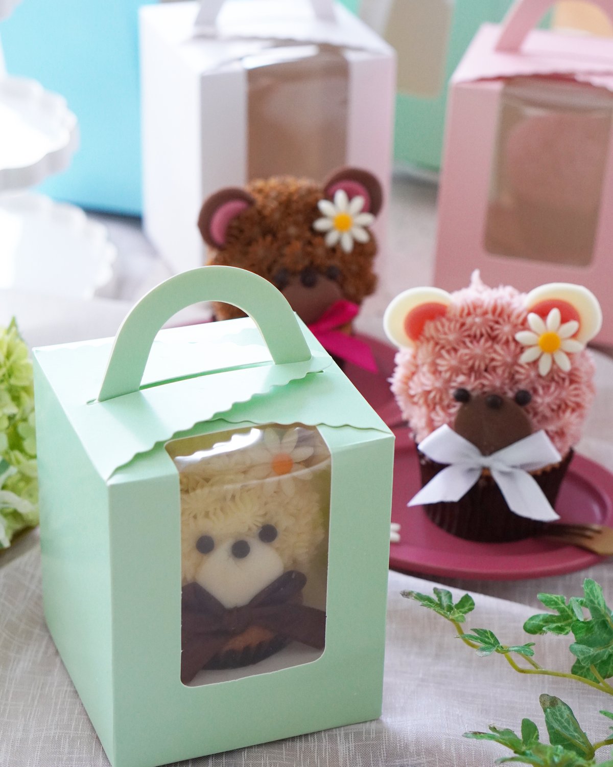 思わずにっこり♡癒しのくまちゃんカップケーキ動画レッスン | おかし