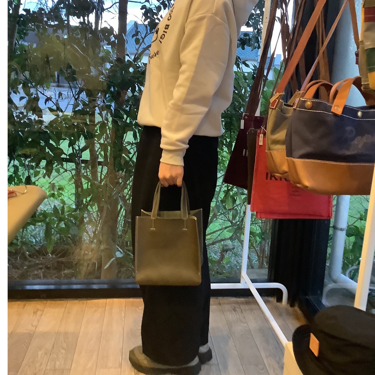 激安人気新品 レザーミニトートバッグ トートバッグ