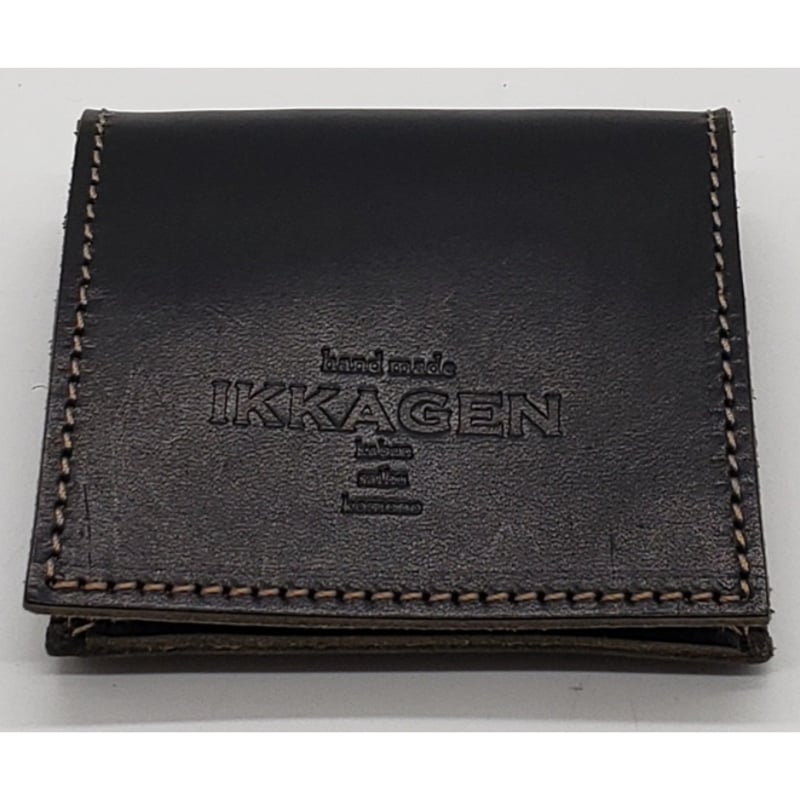 ボックス型コインケース | IKKAGEN 本革と帆布を使用した ボックス型コインケース | IKKAGEN 本革と帆布を使用した
