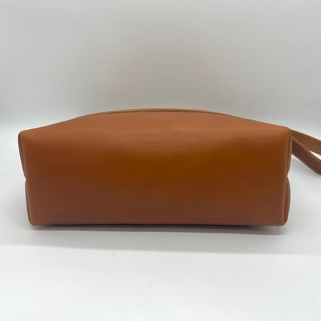 レザーフラップショルダーバッグL