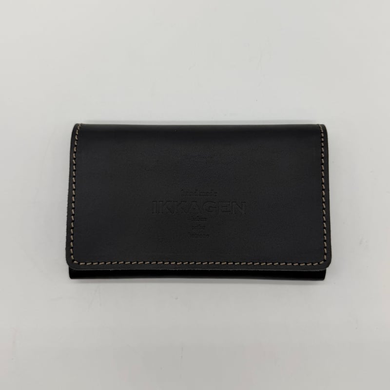 黒 レザー 名刺入れ レザー名刺入れ（ハンドメイド／コンパクト／裏地あり／ギフト対応