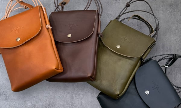 トートバッグ IKKAGEN 本革と帆布を使用した IKKAGEN 本革と帆布を使用したオリジナル製品