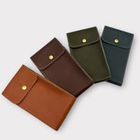 【SALE】レザースマホベルトポーチ（ハンドメイド／コンパクト／iPhone／android／裏地有／在庫限り）