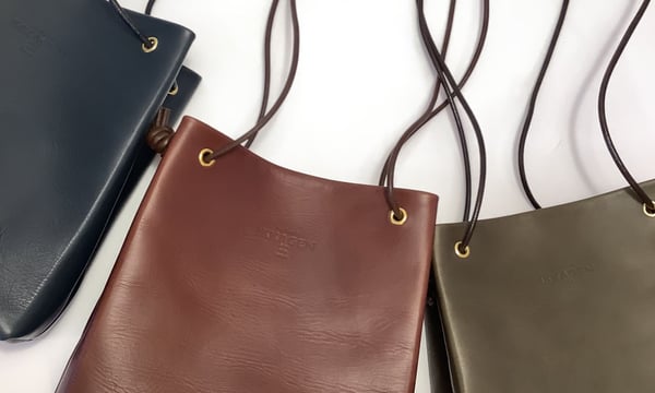 IKKAGEN 本革と帆布を使用したオリジナル製品