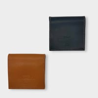 【SALE】レザーボックス型コインケース（ハンドメイド／コンパクト／小物入れ／在庫限り）