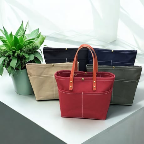 IKKAGEN 本革と帆布を使用したオリジナル製品
