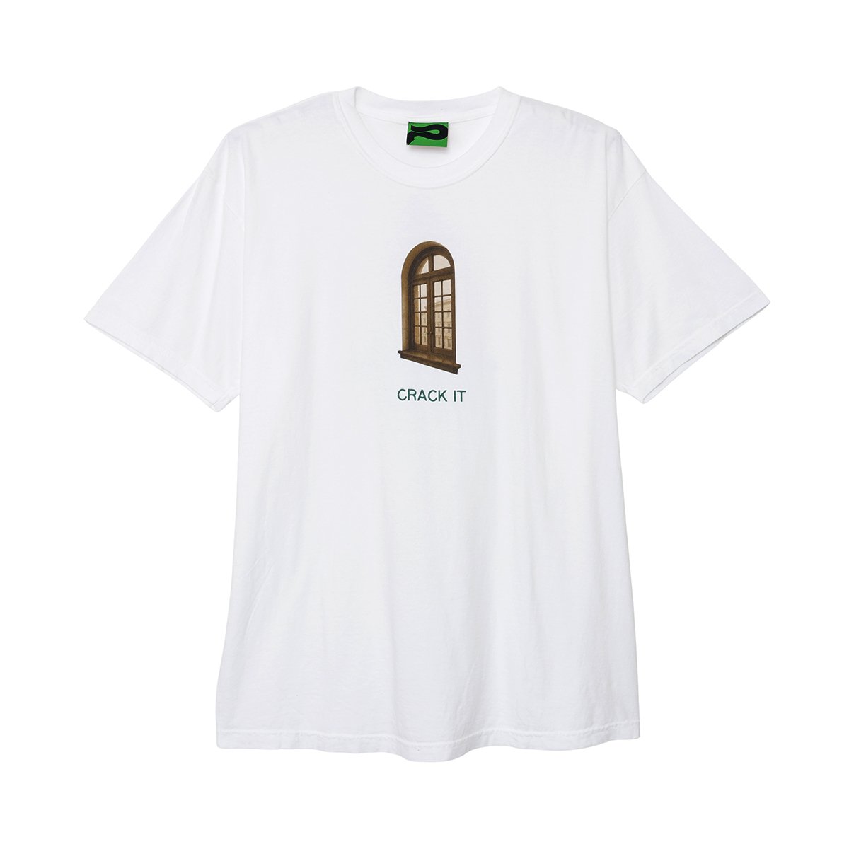 Peate Tシャツ Crack it T-shirt(White) | Peate
