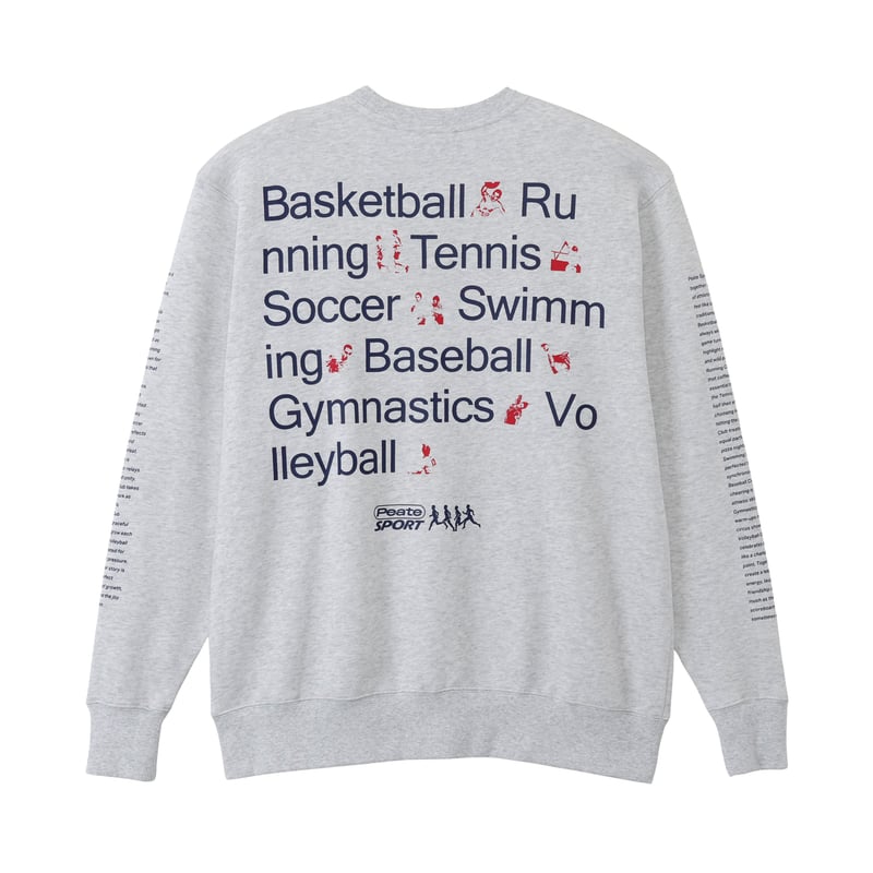 Peate Sport Sweat(Ash) | Peate