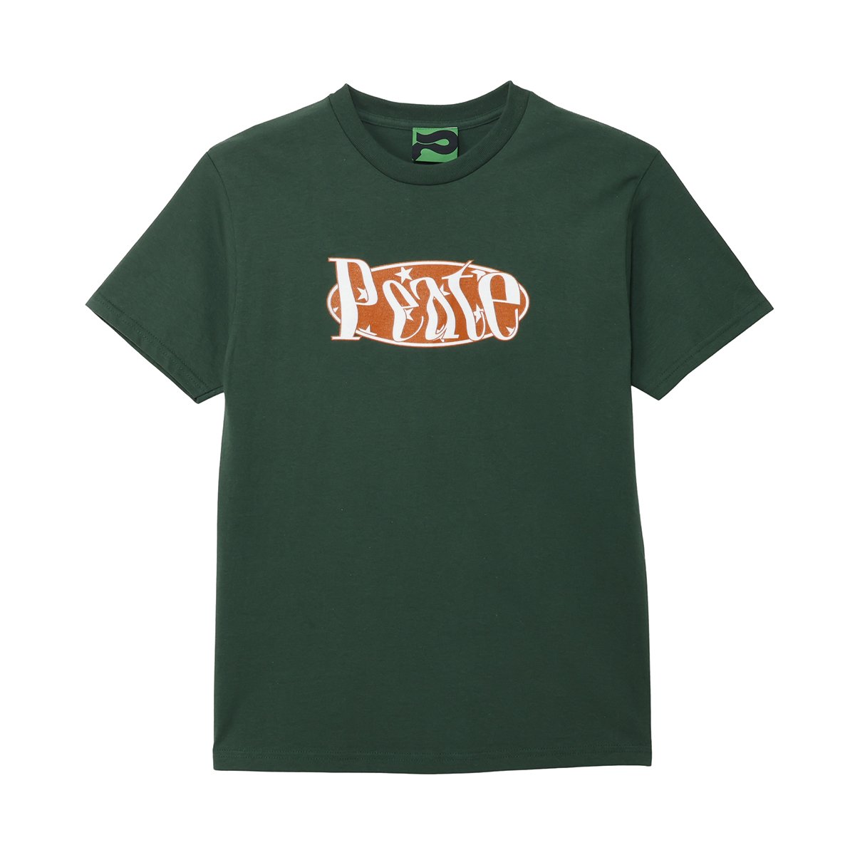 Peate star logo T-shirt(Green) | Peate