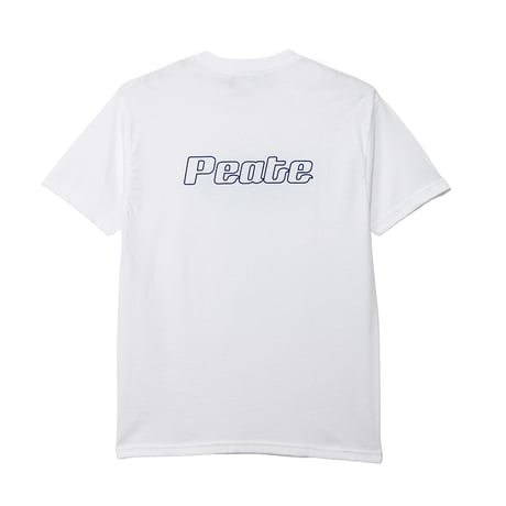 Peate star logo T-shirt(White)