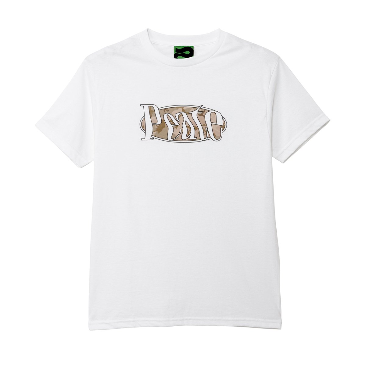 値下げ　peate Tシャツ Peate camo logo T-shirt(White) | Peate