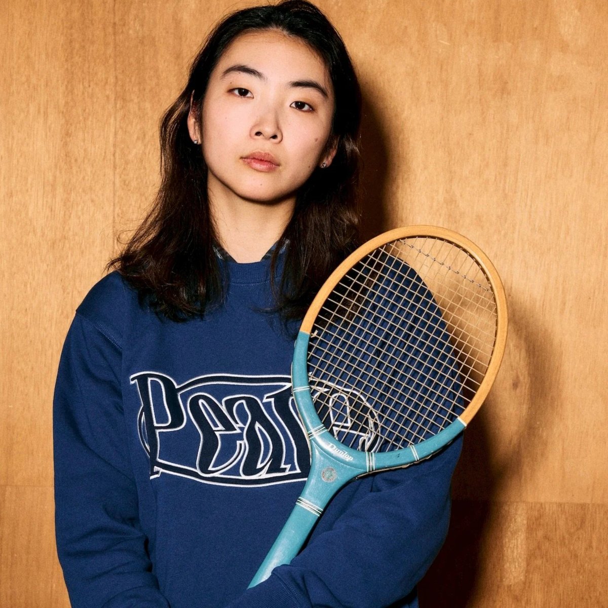 トップス Peate sweat blue Peate applique Sweat(Navy) | Peate