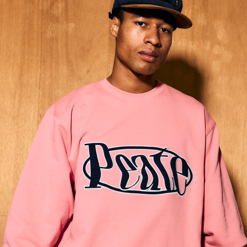 Peate applique Sweat(Pink) | Peate