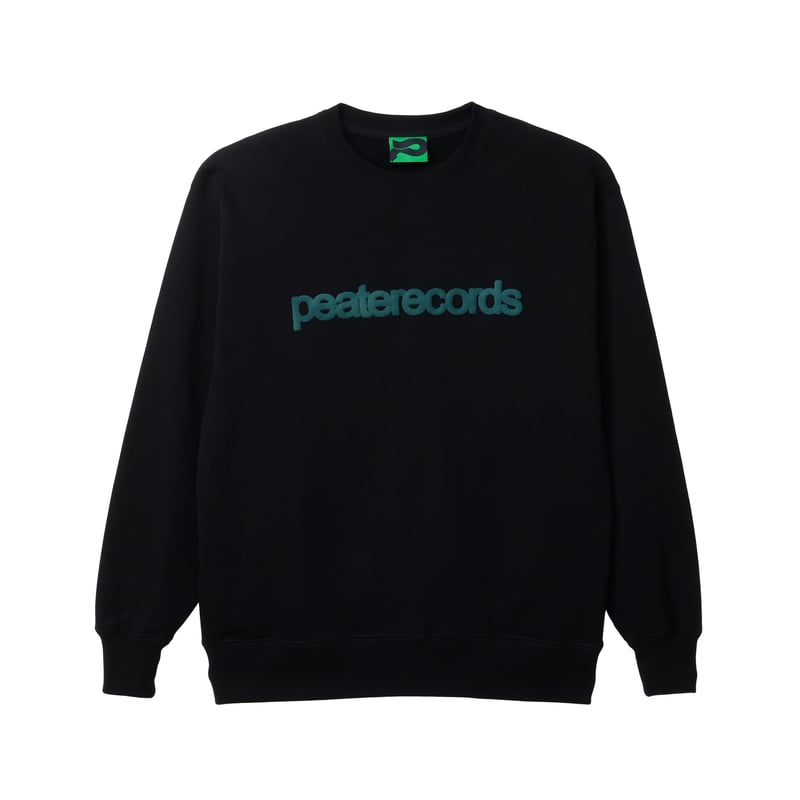Peate basic sweat black peate ピート basic sweat