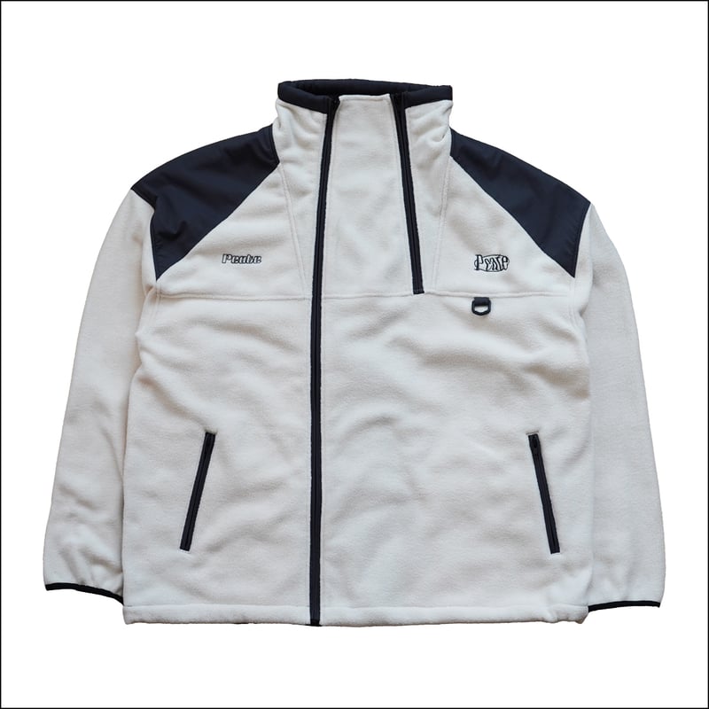 Double zip Fleece Jacket(wh) | Peate