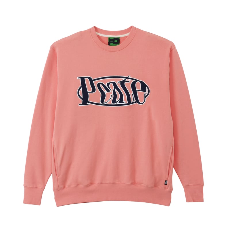 Peate applique Sweat(Pink) | Peate
