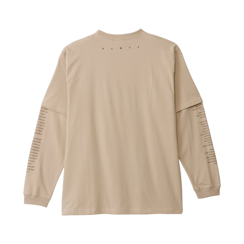 Peate layered T-shirt 2 新品未使用サイズ1 完売品 Peate layered T-shirt 2P(Beige) | Peate