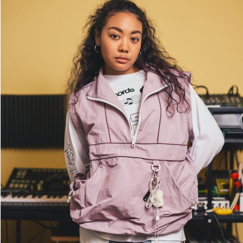 2way nylon jacket(purple) | Peate