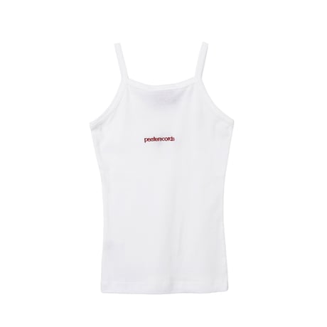 Peate logo camisole(White)