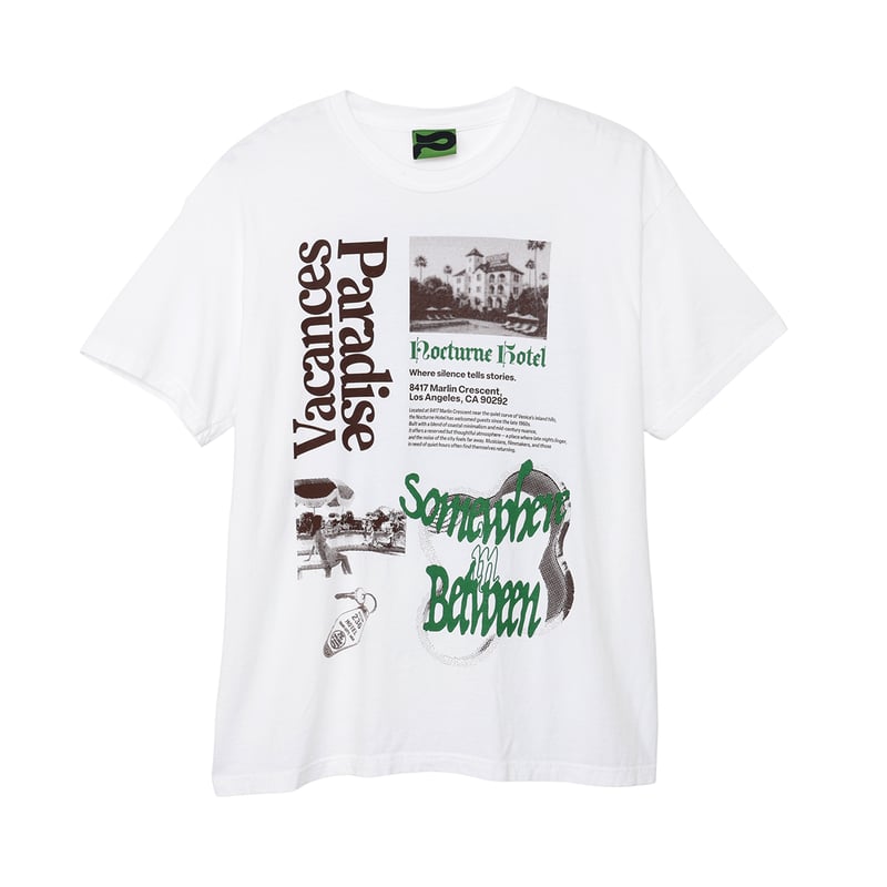Nocturne Hotel T-shirt(White) 3rd | Peate