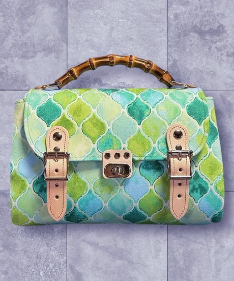 Carter messenger bag(ライトグリーン)モロッカン
