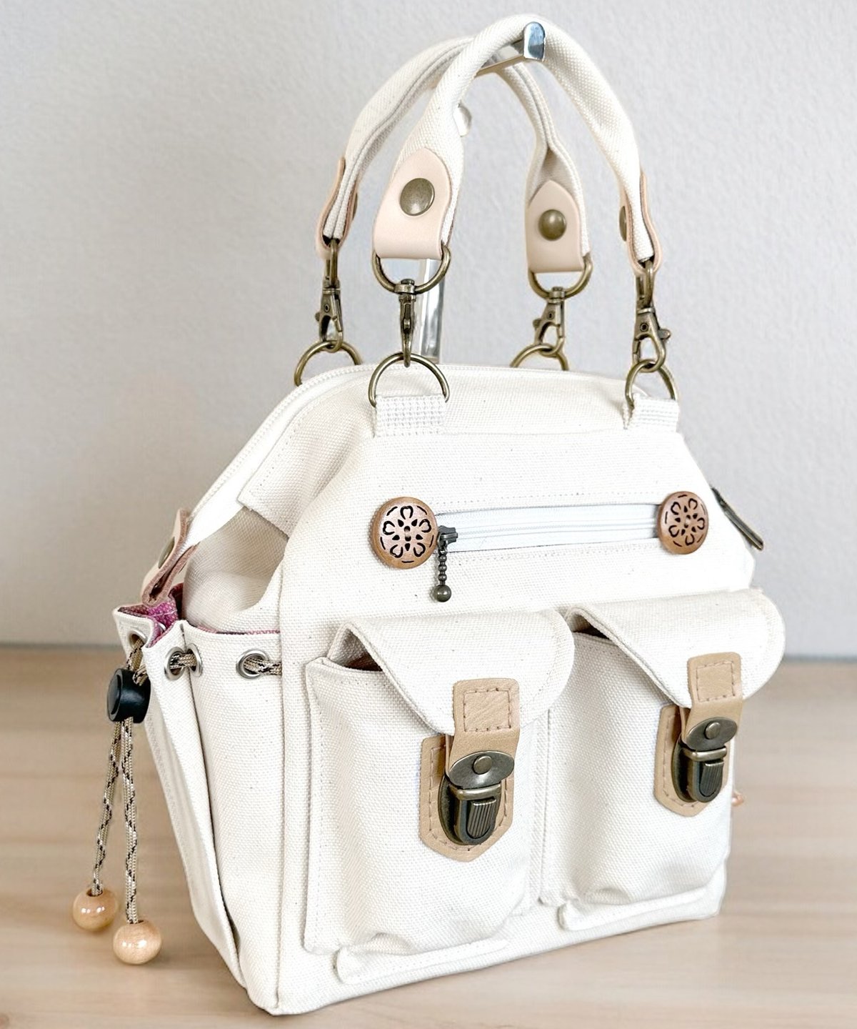 ミニショルダーバッグ 口金入りミニショルダーバッグ(生成) | La_chouett's STORE