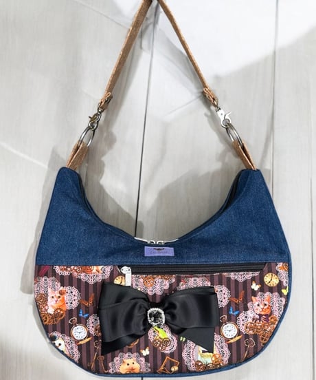 にゃんこショルダーバッグ(スチームパンク) | La_chouett's STORE