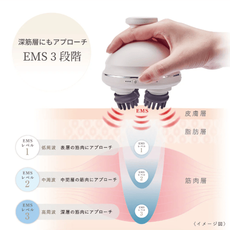 【FESTINO】充電式 EMS ヘッドスパ プレミア