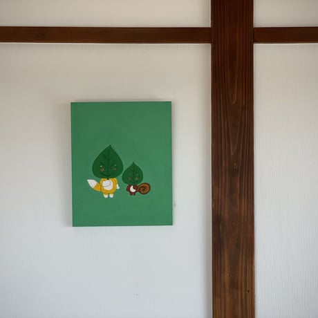 原画「ぼくたちここにすんでるものです」