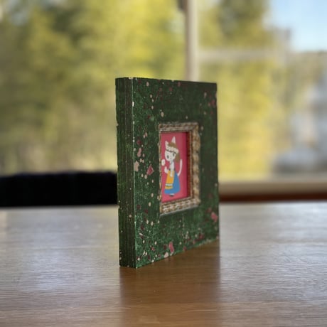原画「スェーデンのあおいふく」