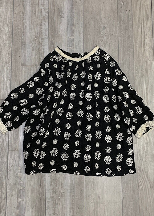Theory セオリー レース コットン刺繍 プルオーバー ホワイト Sサイズ レースフラワー刺繍プルオーバー | Le petit chic